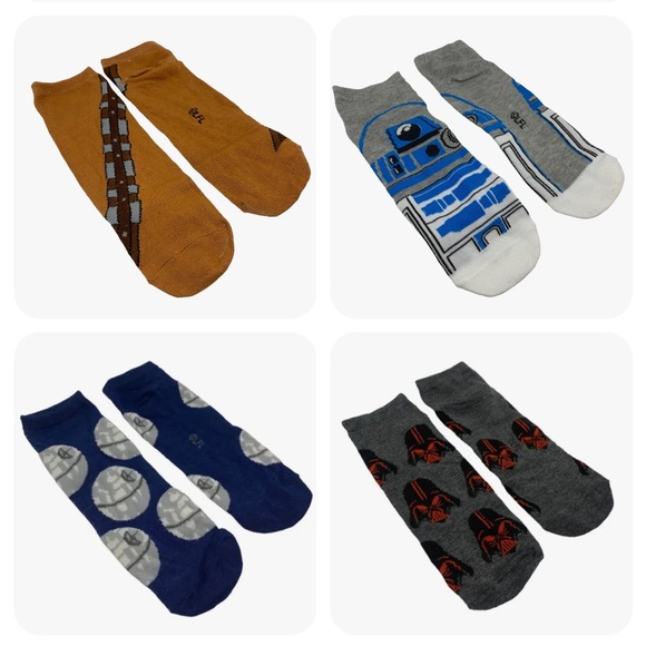 Mens Size 6-12 Star Wars 12 Days of Socks - Picture 4 of 7